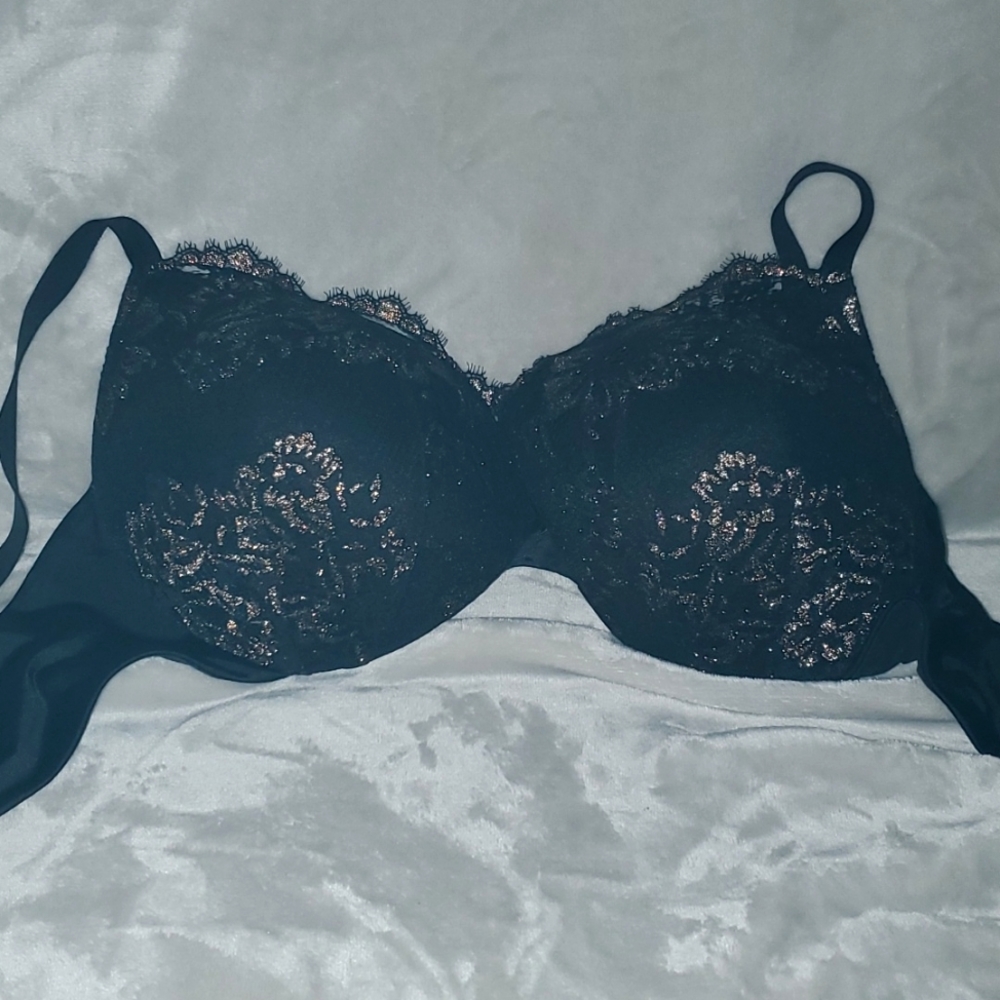 38C Black & Gold Bra